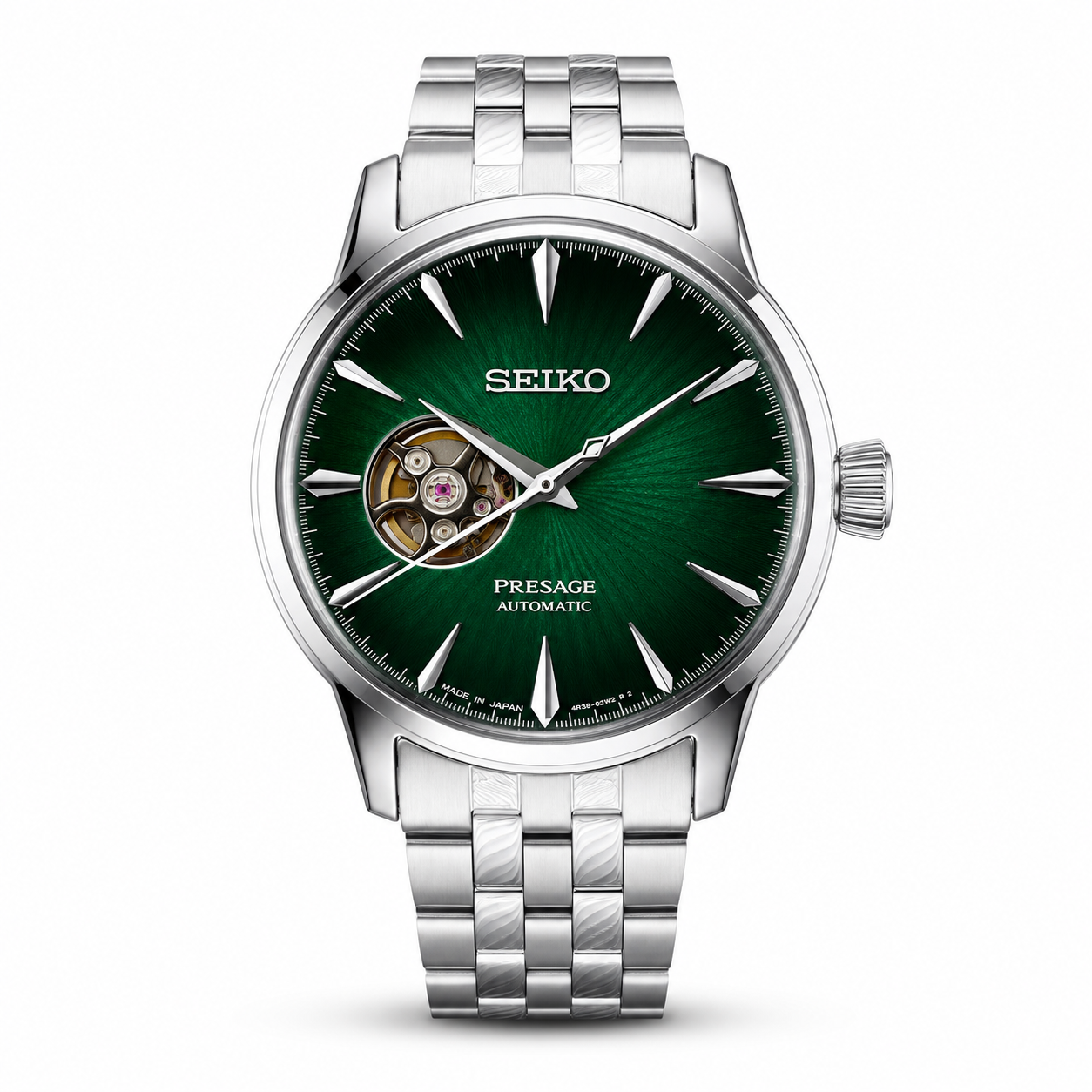 Presage Automatic Open Heart Watch